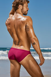 Classic Swim Brief | Burgundy Swim Briefs | Coyote Jocks